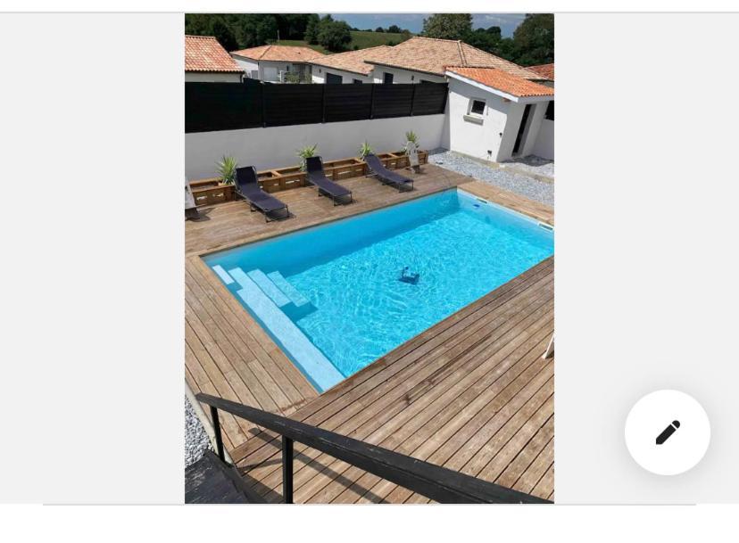 Maison Au Calme Avec Piscine Riviere-Saas-et-Gourby Exterior foto